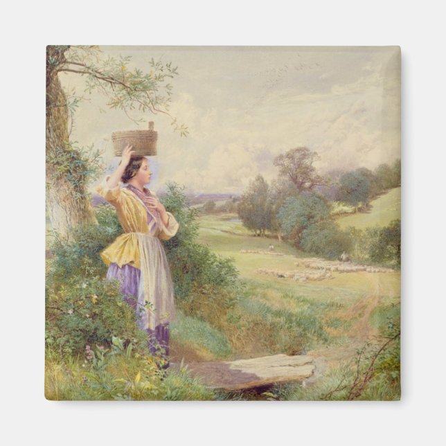 Milkmaid 1860 magnet (Framsidan)