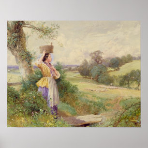 Milkmaid 1860 poster