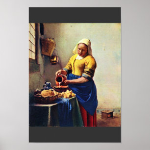 Milkmaid [1]. från Johannes Vermeer Poster