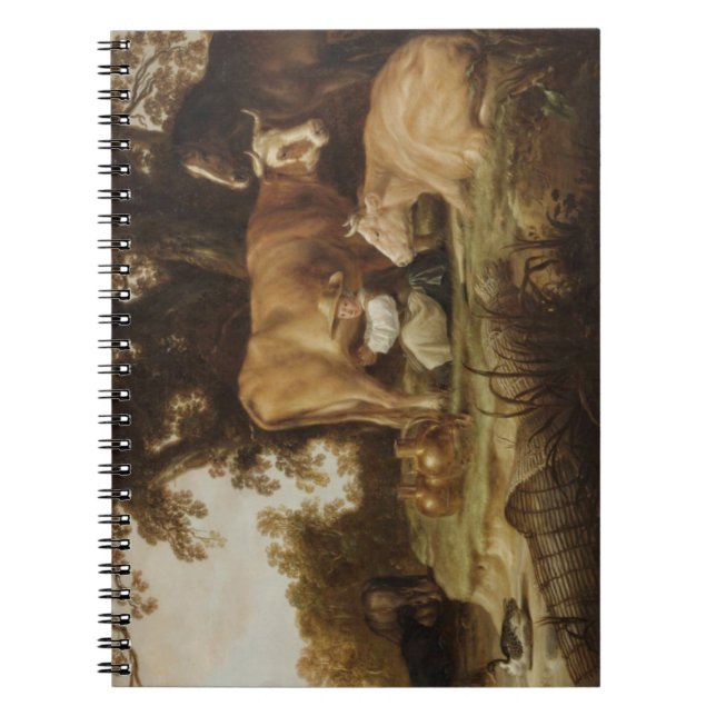Milkmaid Aelbert Cuyp Anteckningsbok (Framsidan)