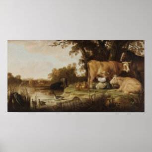 Milkmaid Aelbert Cuyp Poster