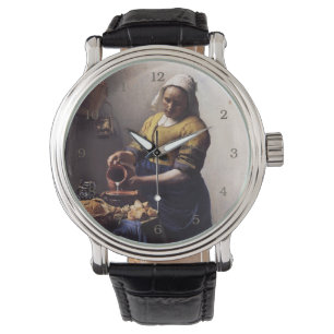 Milkmaid av Johannes Vermeer Armbandsur