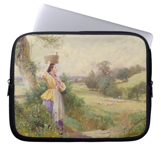 Milkmaiden, 1860 laptop sleeve (Framsidan)