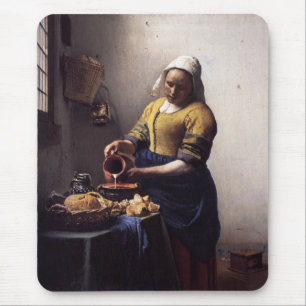 Milkmaiden av Johannes Vermeer Musmatta