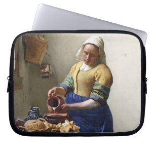 Milkmaiden, c.1658-60 (olja på kanfas) laptop sleeve
