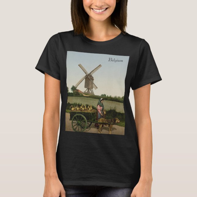 Milkseller i Belgien (1900) T Shirt (Framsida)