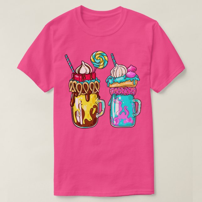 Milkshake Dubbla T Shirt (Design framsida)