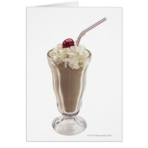 Milkshake Hälsningskort