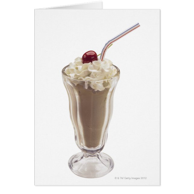 Milkshake Hälsningskort (Framsidan)