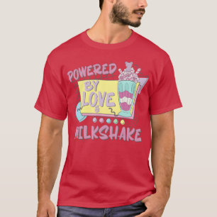 Milkshake Retro 80- och 90-talspresent för par som T Shirt