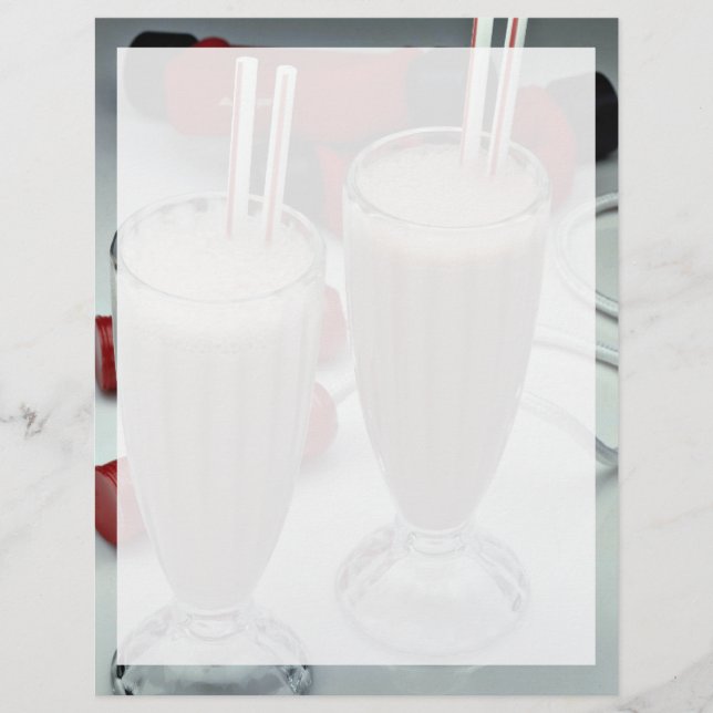 Milkshakes i glastumlare (Framsida)