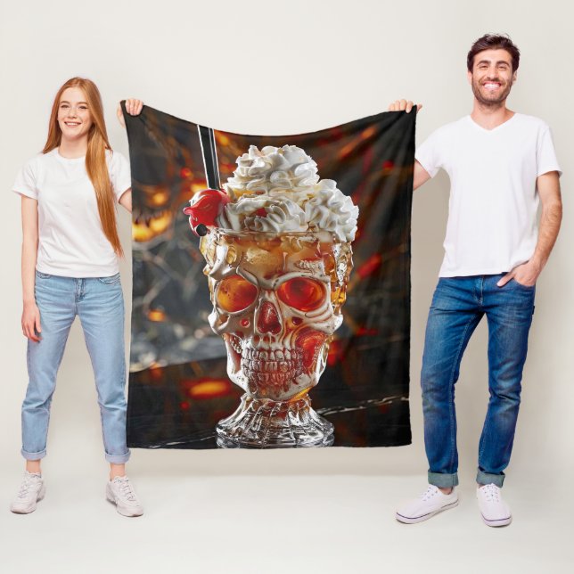 Milkskakskalle kopp fleecefilt (På plats)