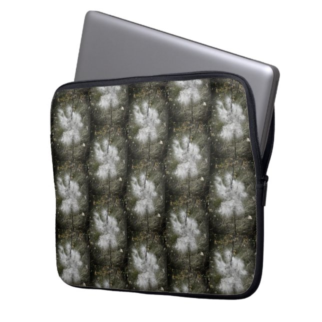 Milkweed | Butterfly | Foder | Halv nedgång Laptop Fodral (Framsidan Vänster)