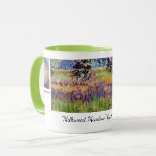 Milkweed Meadow-målning / konstnär Larry Lerew Mugg