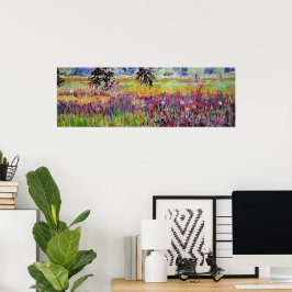 Milkweed Meadow Målning / konstnär Larry Lerew Poster