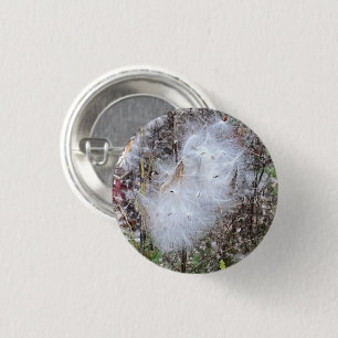 Milkweed Seeds och Silke Knapp