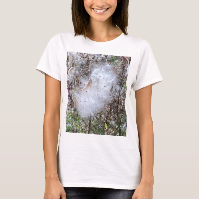 Milkweed Seeds och Silke T Shirt (Framsida)