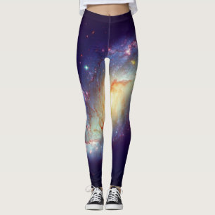 Milky långt galax leggings