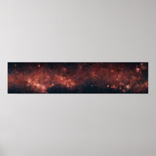 Milky långt galax poster