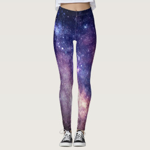 Milky långt galaxdamasker leggings