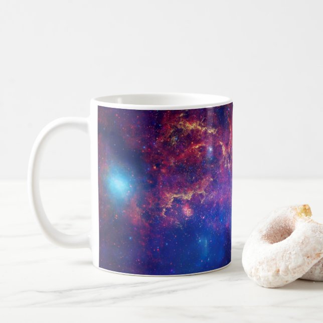 Milky långt galaxmugg kaffemugg (Med munk)