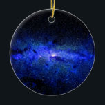 Milky långt galaxutrymmefoto julgransprydnad keramik<br><div class="desc">Vår hem- galax!</div>