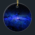 Milky långt galaxutrymmefoto julgransprydnad keramik<br><div class="desc">Vår hem- galax!</div>