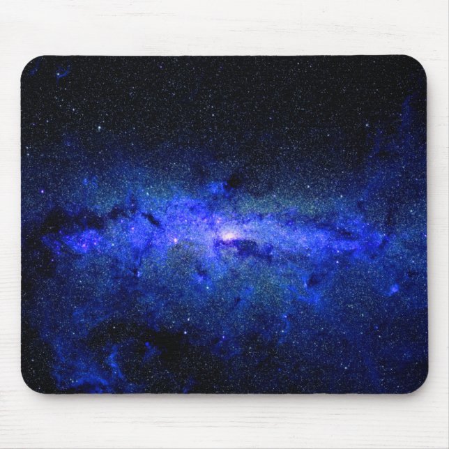 Milky långt galaxutrymmefoto musmatta (Framsidan)