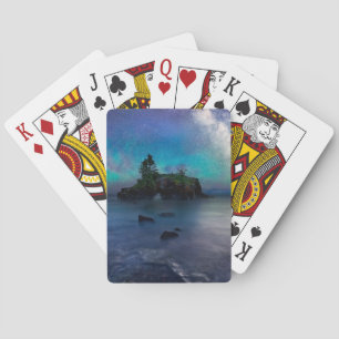 Milky långt över ihålig sten casinokort