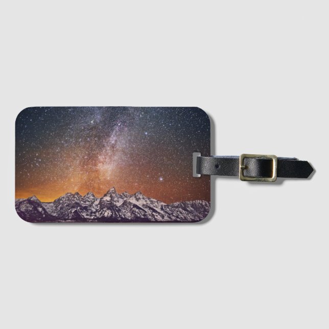 Milky långt över storslagna Teton Bagagebricka (Framsida horisontal)