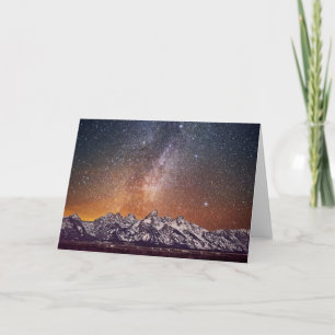 Milky långt över storslagna Teton Kort