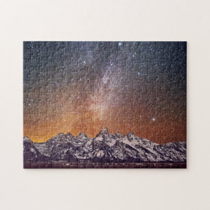 Milky långt över storslagna Teton Pussel