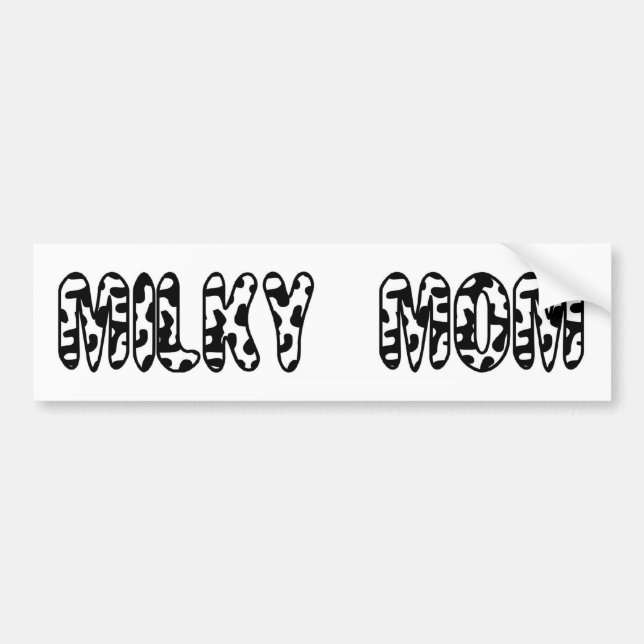 Milky mamma bildekal (Framsidan)