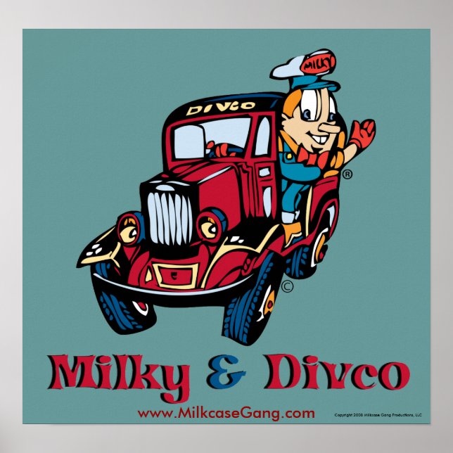 Milky och Divco Poster (Framsidan)