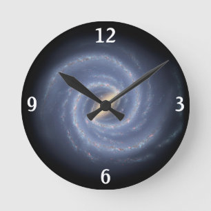 Milky spiral tar tid på långt rund klocka