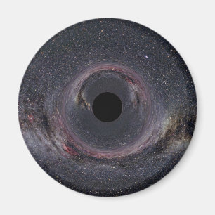 Milky svart hål långt magnet