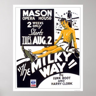 Milky Way Boxer 1938 WPA Poster