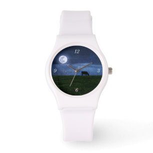Milky Way Cattle Moonlight Armbandsur