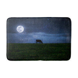 Milky Way Cattle Moonlight Badrumsmatta