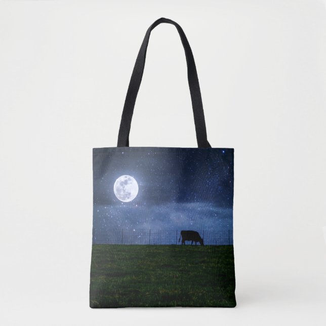 Milky Way Cattle Moonlight Tygkasse (Framsida)