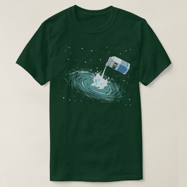 Milky Way Funny Cute Space Astronomy Galaxy Pun Gr T Shirt (Design framsida)