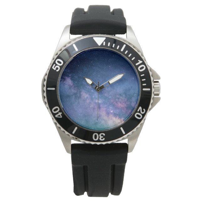 Milky Way Galaxy Armbandsur (Framsida)