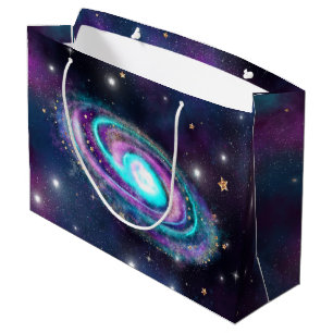 Milky Way Galaxy Kosmiblått Lila Rosa glöd