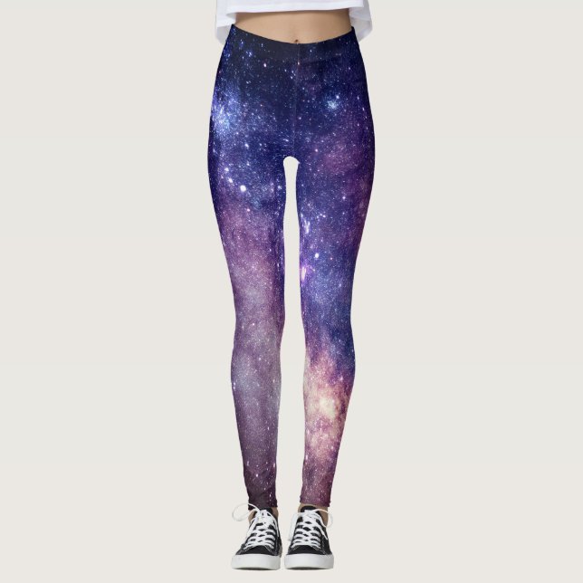 Milky Way Galaxy Leggings (Framsida)