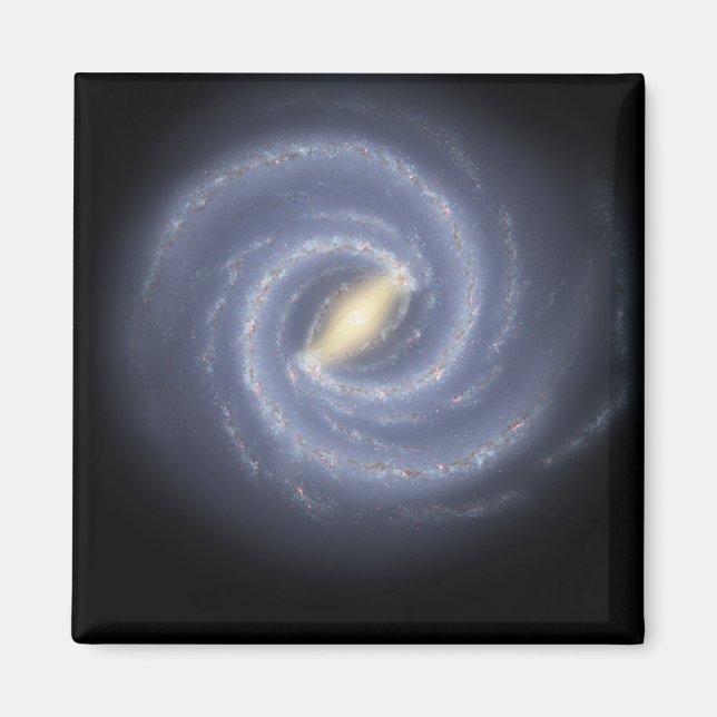 Milky Way Galaxy Magnet (Framsidan)