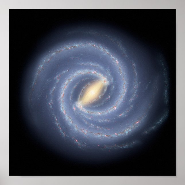 Milky Way Galaxy Poster (Framsidan)