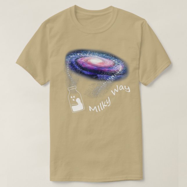 Milky Way Galaxy Solar System Cute Funny Astronomy T Shirt (Design framsida)
