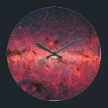 Milky Way Galaxy Stor Klocka<br><div class="desc">Milky Way Galaxy</div>