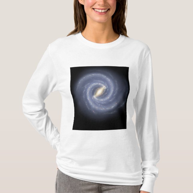 Milky Way Galaxy T-shirt (Framsida)