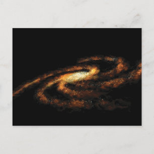 Milky Way galaxy Vykort